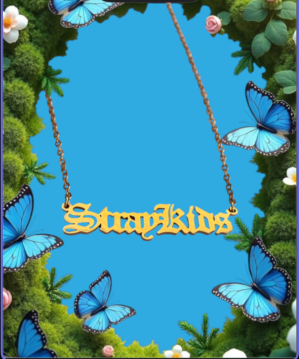 StrayKids Nameplate Necklace
