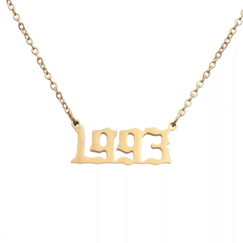 1990s Years Necklace
