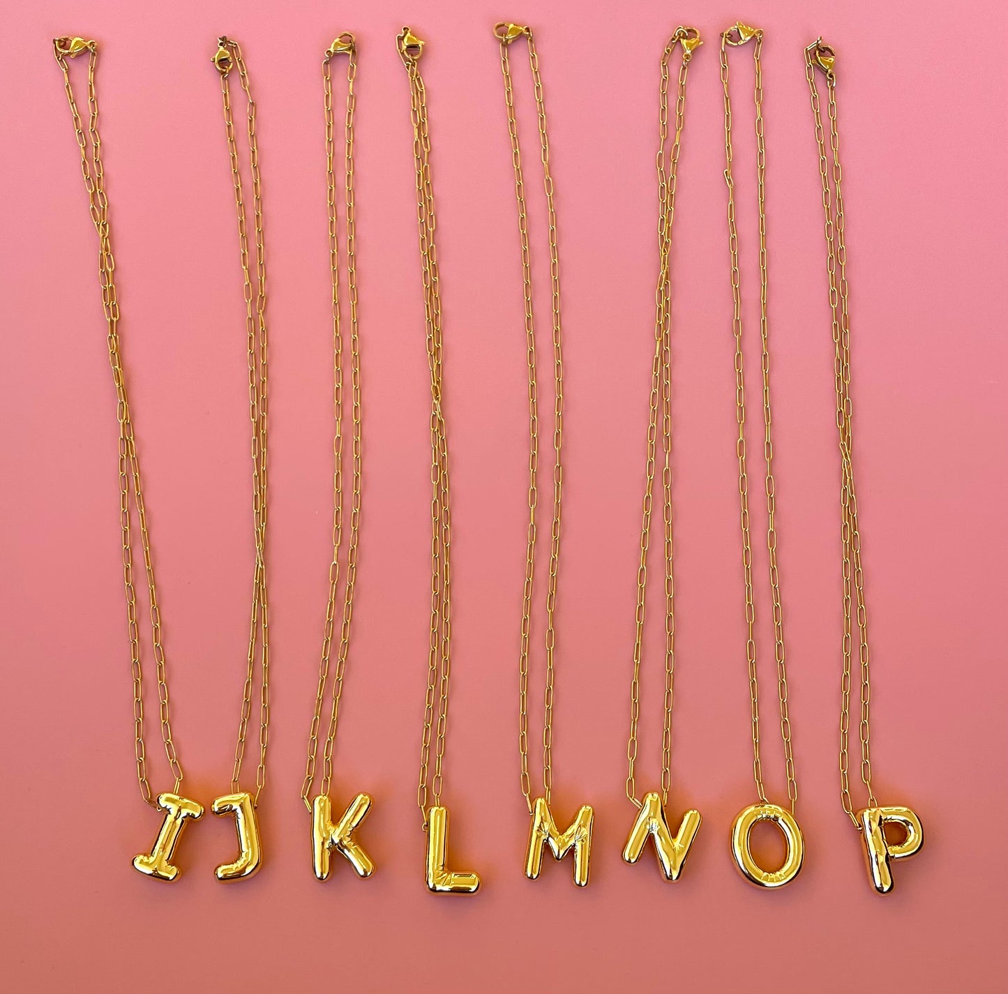 Bubble Letter Necklace