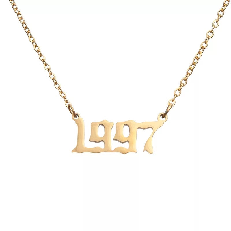 1990s Years Necklace