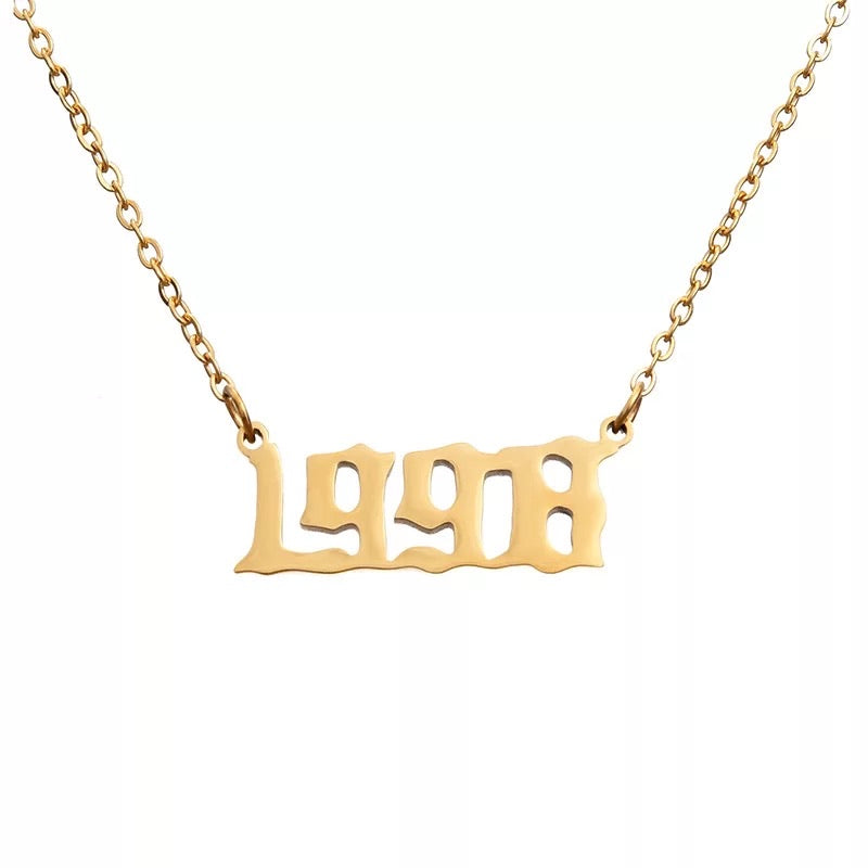 1990s Years Necklace