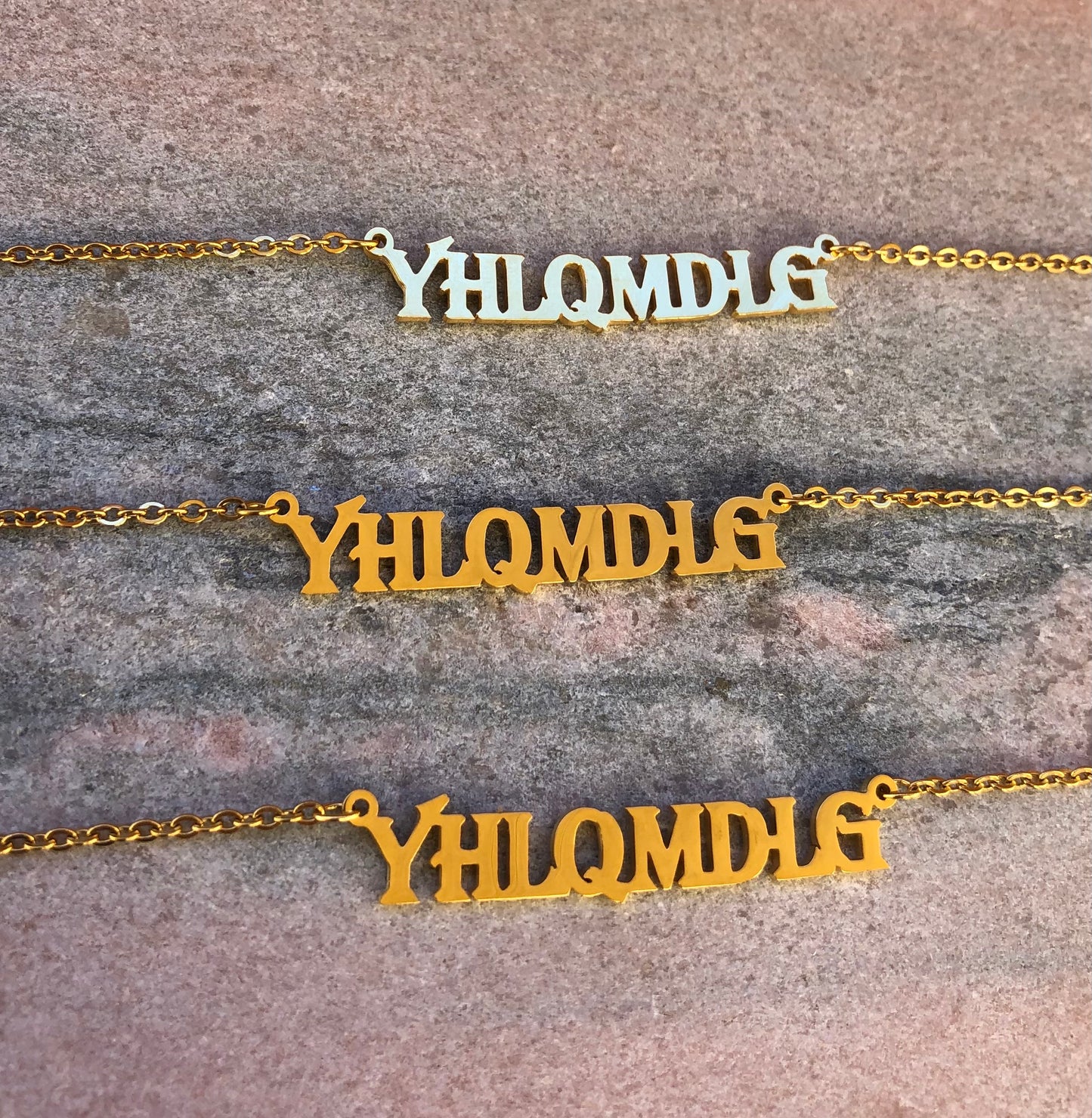 YHLQMDLG NEcklace