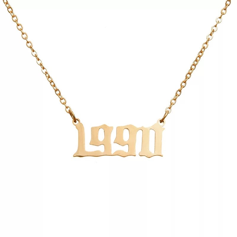 1990s Years Necklace