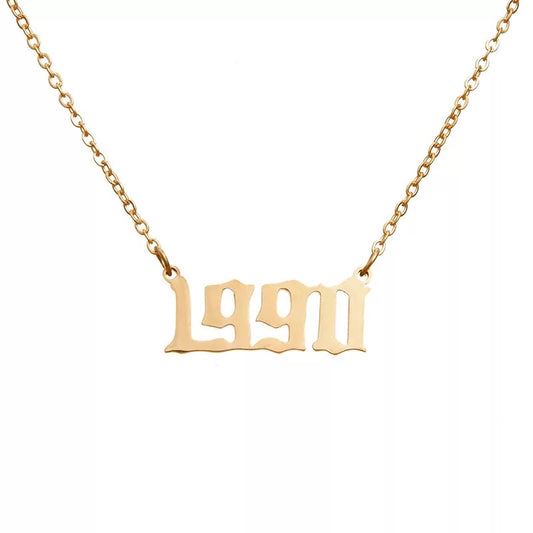 1990s Years Necklace